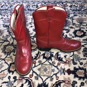 Laredo red unisex leather boots